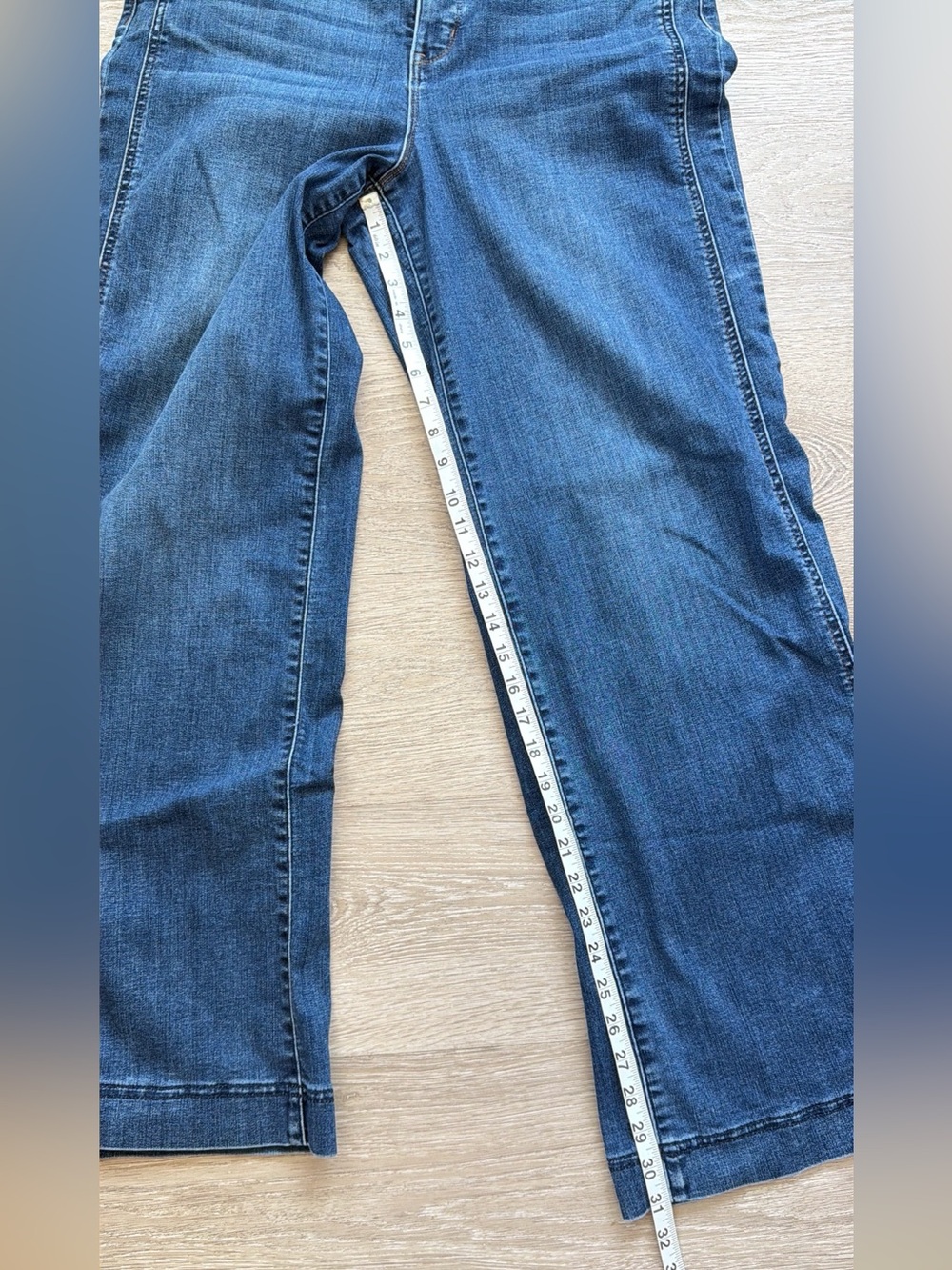 Wit & Wisdom High Rise Wide Leg Denim Jeans, Size 14 - Picture 5 of 6